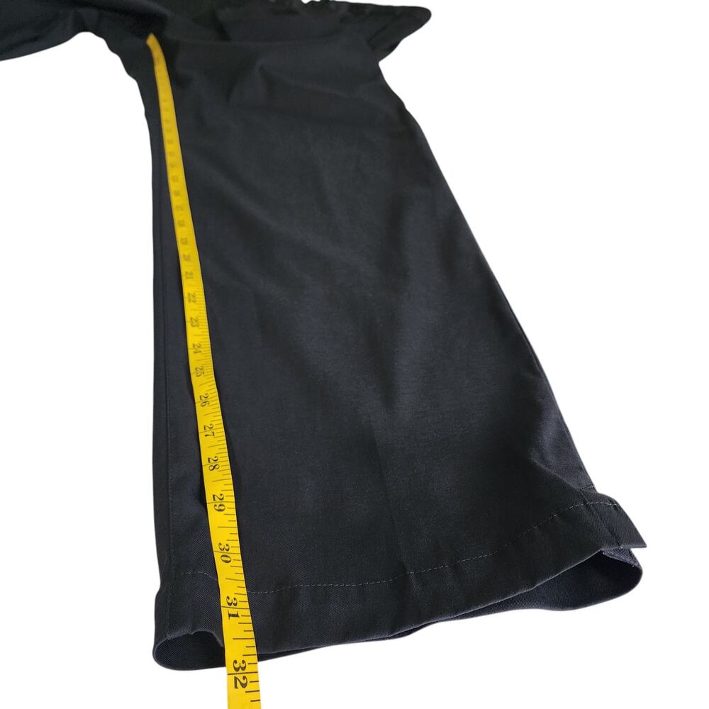 Nike Golf Mens Flex Dri Fit Golf Pant Size 38 X 32 Black Flat Front Standard Fit - Picture 14 of 15